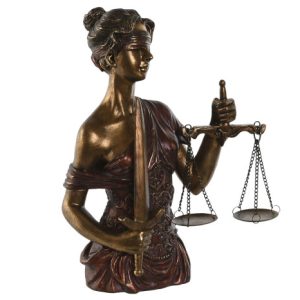 Figure Resin Lady Justice – Copper