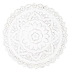 Mandala Decape Wall Decoration White
