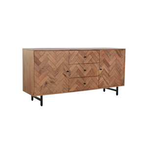 Buffet Acacia Metal Brown