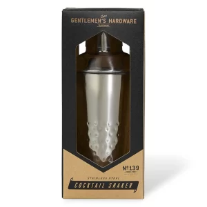 Gentlemen's Hardware  Classic Stainless Steel Cocktail Shaker
