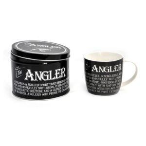 Man Angler Mug in Tin